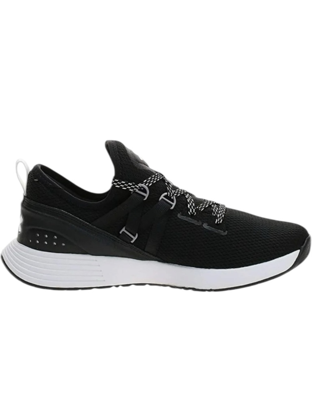Under Armour Breathe Trainer Black White Mesh Sneakers - Women's Size 8 - Picture 2 of 9